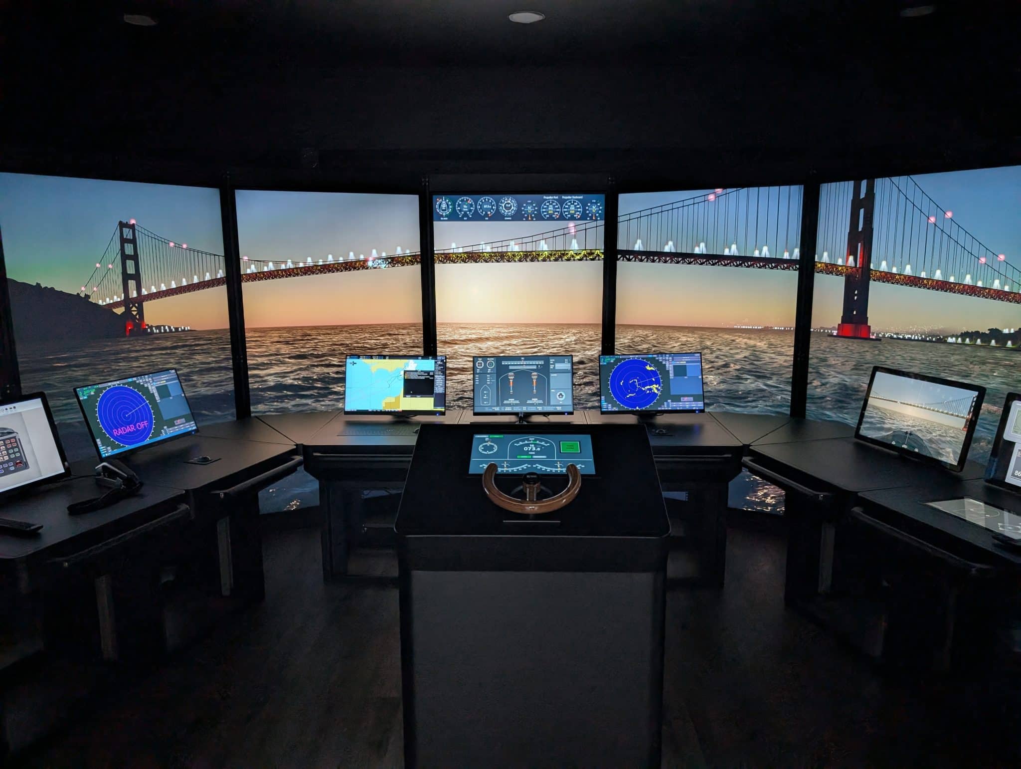 What is a bridge simulator?